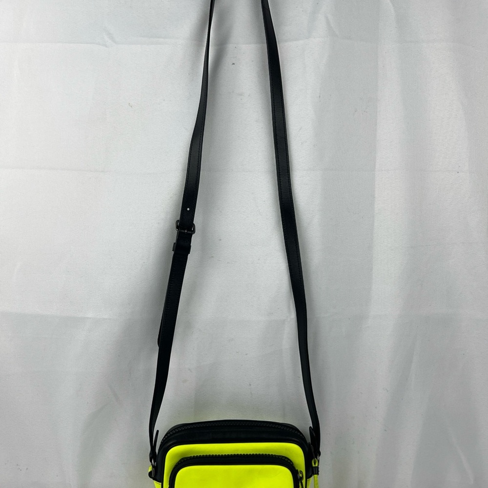 Coach Yellow and Black Belt Bag - Picture 4 of 16